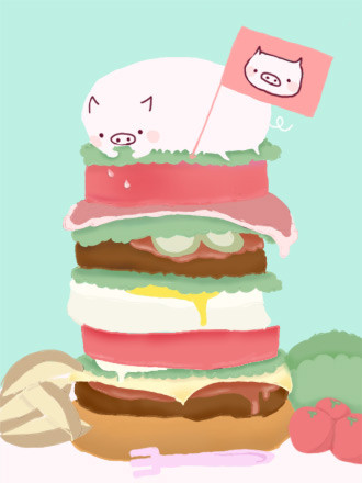 ポークバーガー