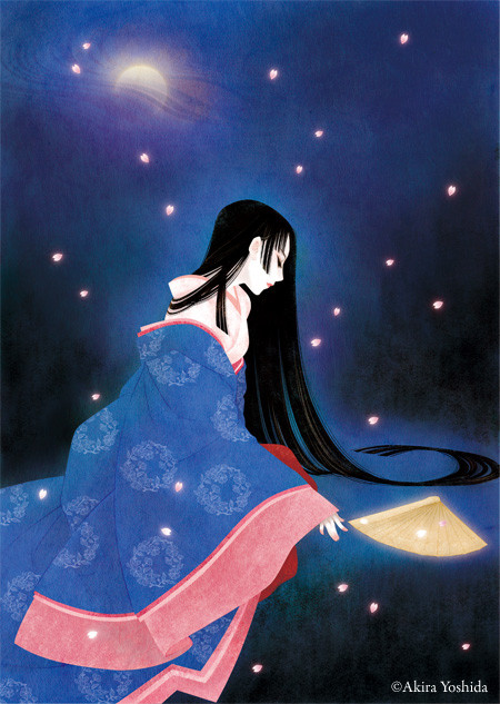 「源氏物語　花宴」朧月夜の君