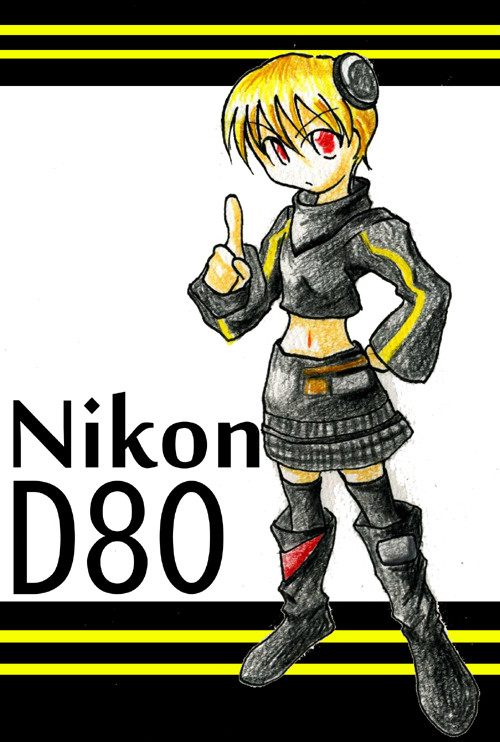 【企画】Nikon　D80【デジ機器擬人化】