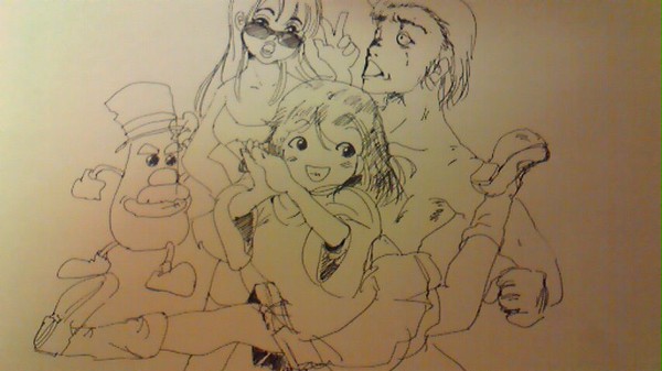 何ヶ月ぶりかの落書き