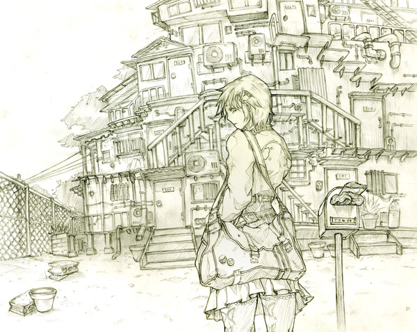 未来のアパート