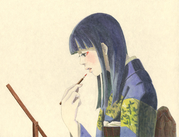 化粧（水彩）