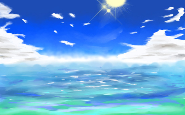 海　初投稿です！
