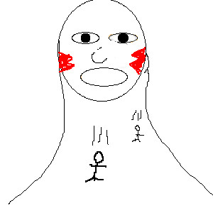 ,顔なし