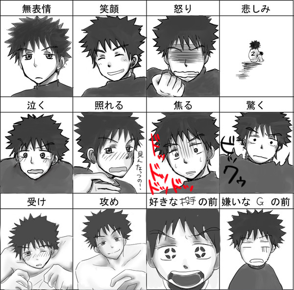 阿部で表情練習（改）