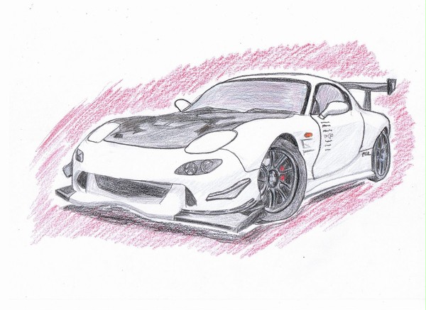 MAZDA RX-7 FD3S 色つき