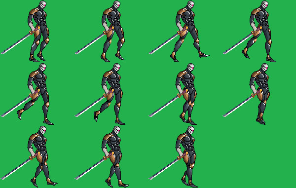 【ドット絵】サイボーグ忍者【MGS】 -2