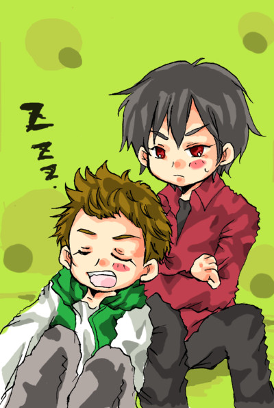 シンケンジャー 赤と緑