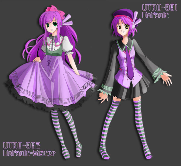 【UTAU】デフォ子とデフォ妹