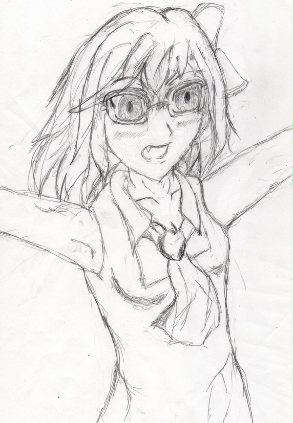 ルーミア（ラフ画）