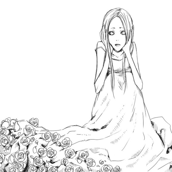不安な少女