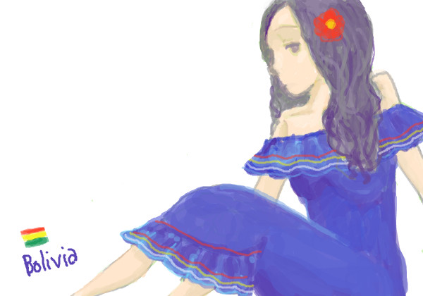 Chica boliviana