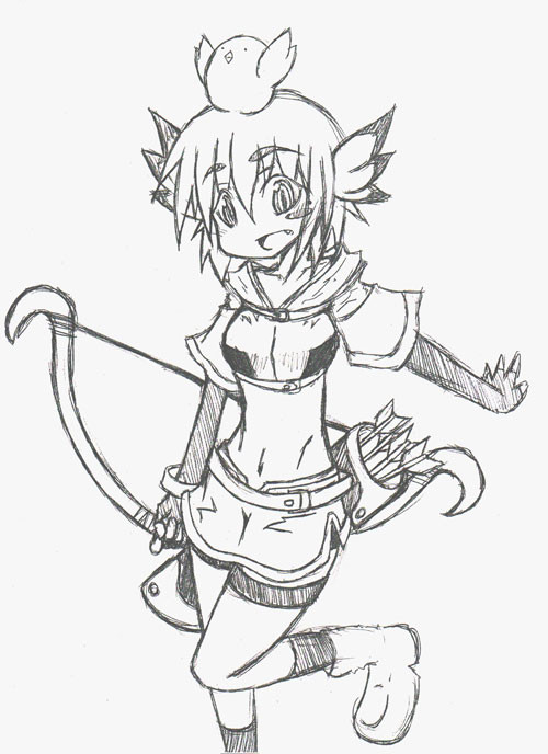 ハンター描いてみた。