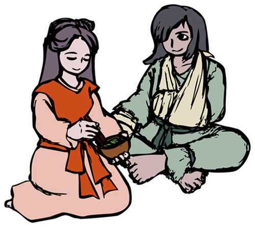 タケミナカタとヤサカトメ