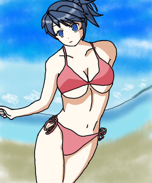 水着のお姉さん
