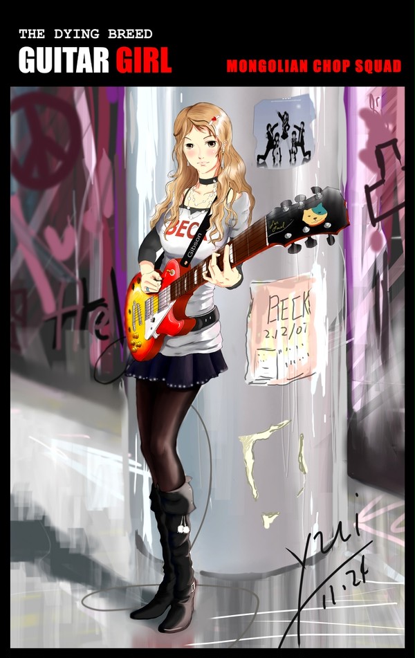 Beck guitar girl