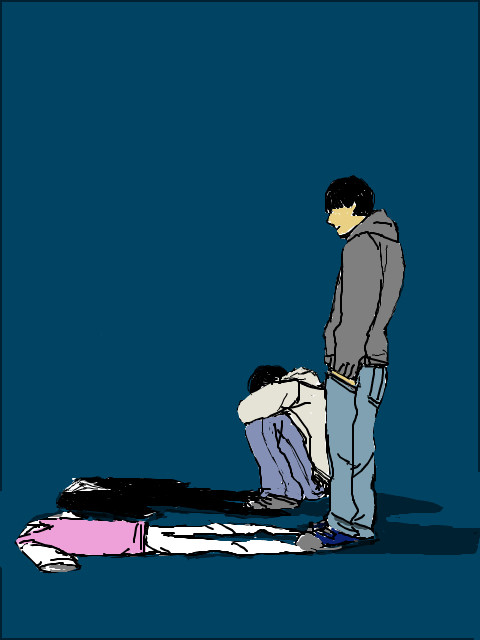 中の人たち