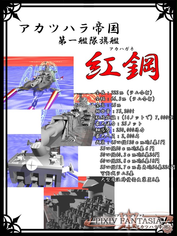 【PFⅢ】第一艦隊旗艦・紅鋼（乗組員募集中）【アカツハラ】