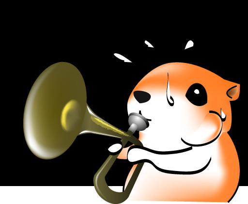 ももんがががくだん熱演トランペット