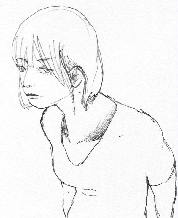 疑う女
