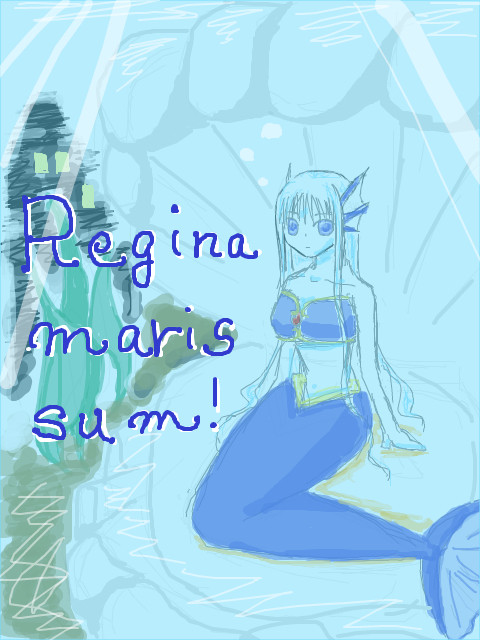 "私は海の女王様"