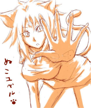 ラクガキユベル２（女の子で猫耳）