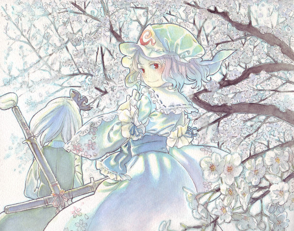 桜の花をたてまつれ。
