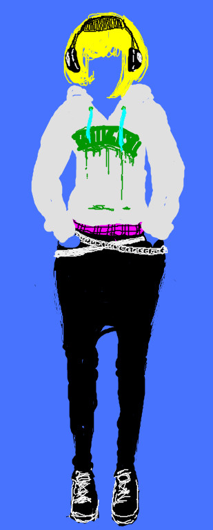 blue