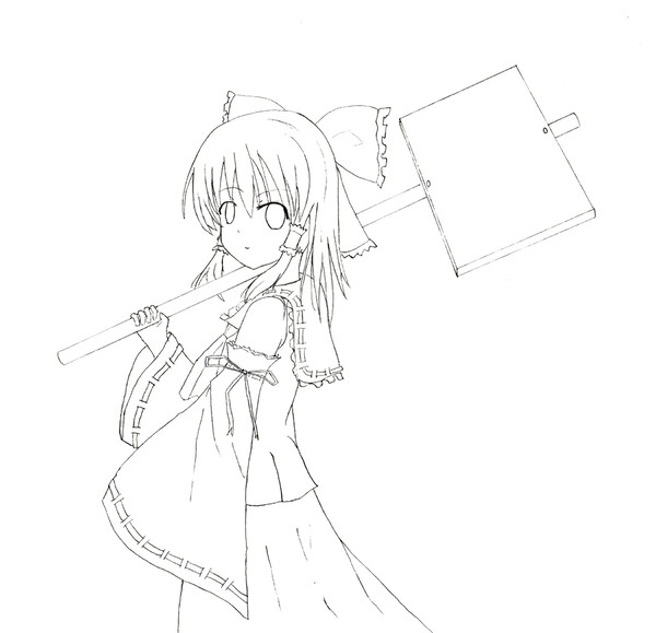 適当線画