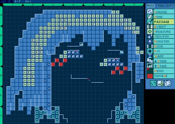世界樹の迷宮風マップツールでヨコハマサクヤ