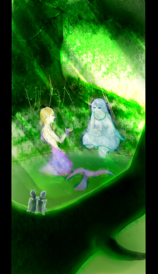 森の中