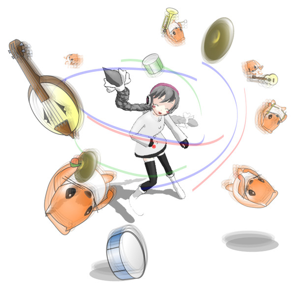 三つ編みタイフーン