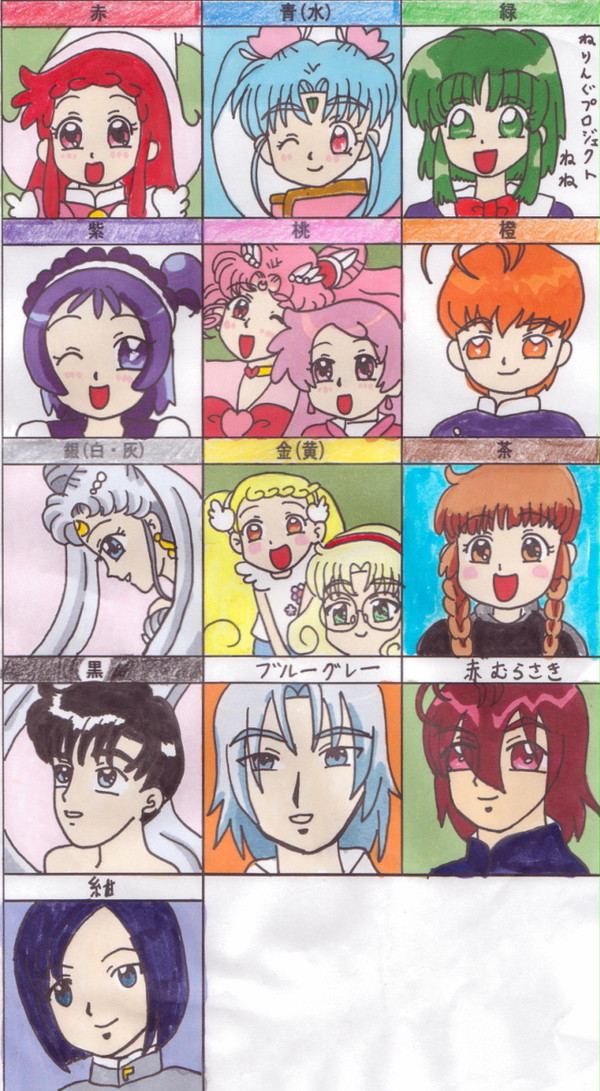 【髪色別に嫁・婿を描こう!】娘・妹・友達・兄・弟を希望。
