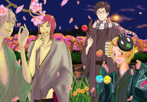 夜桜