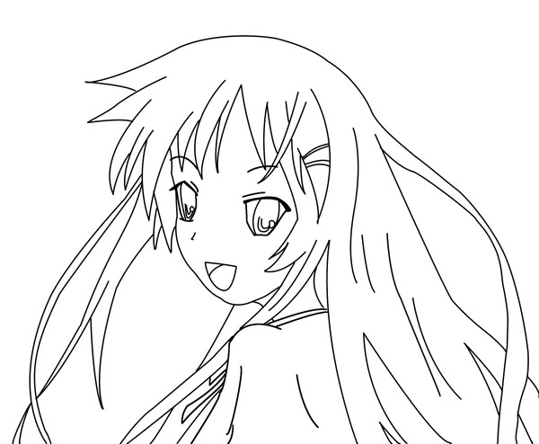 秋庭 里香　線画