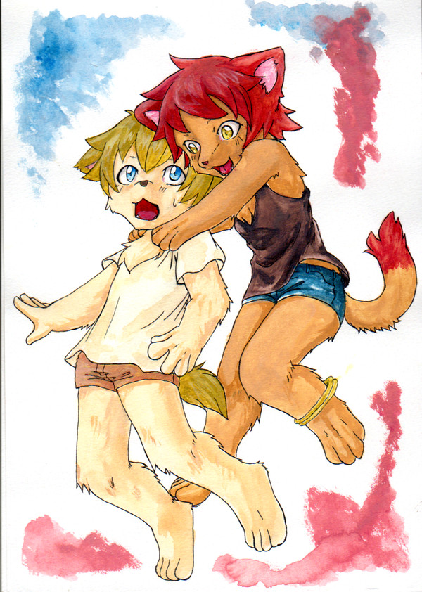 子犬と子猫