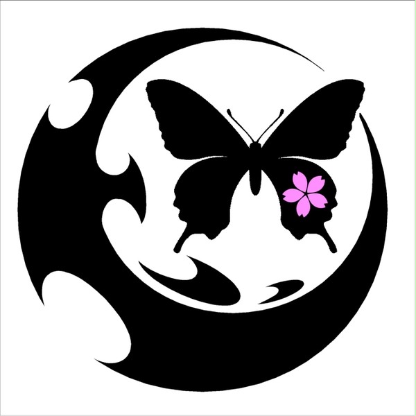 死蝶浮月
