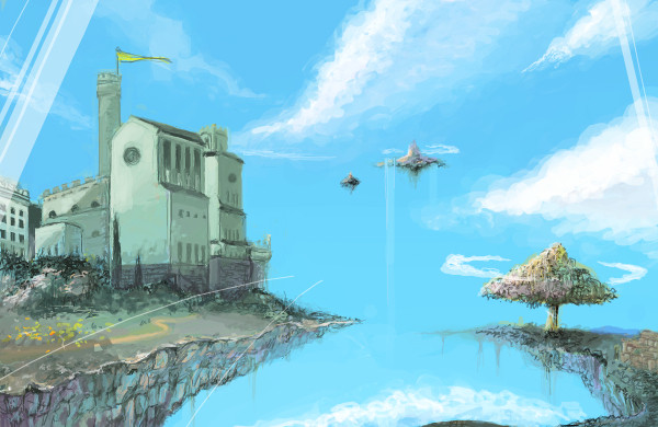 空の島街