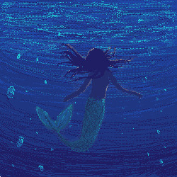 夜の海