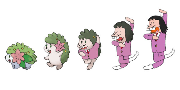 おや、シェイミのようすが…