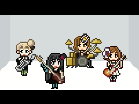 けいおん! ドット絵(エンディング版)