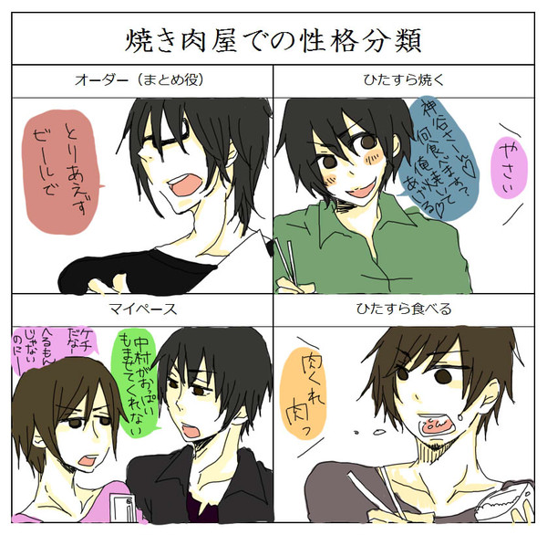 肉を焼いたよ