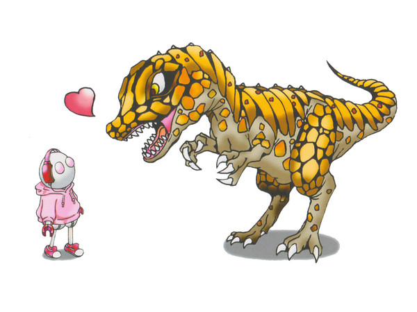 恐竜とロボット