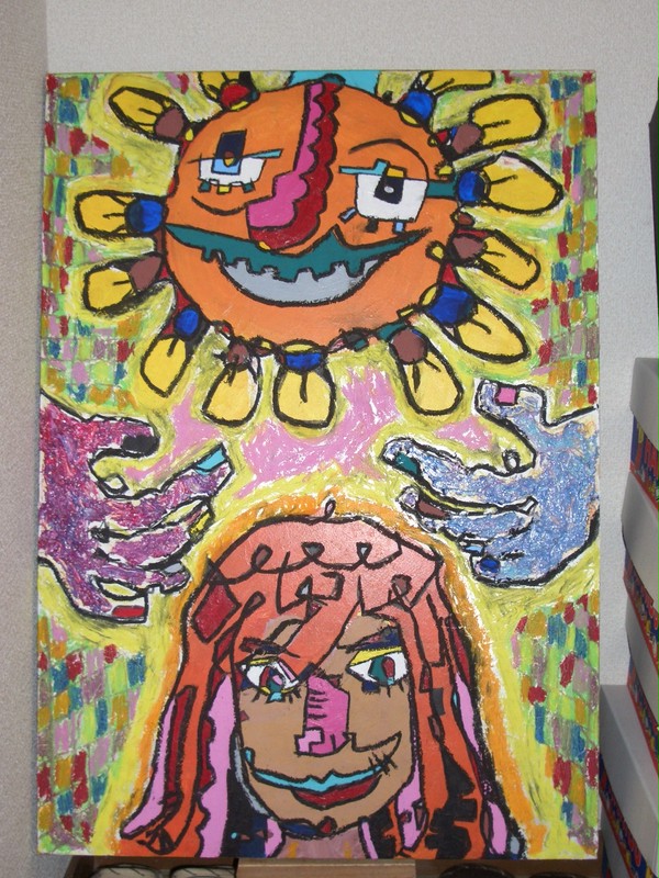 太陽と女の子