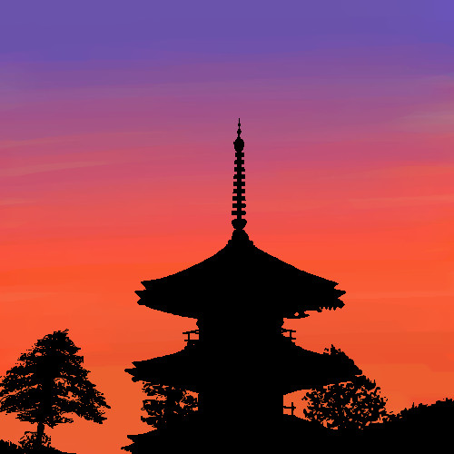 夕焼け京都