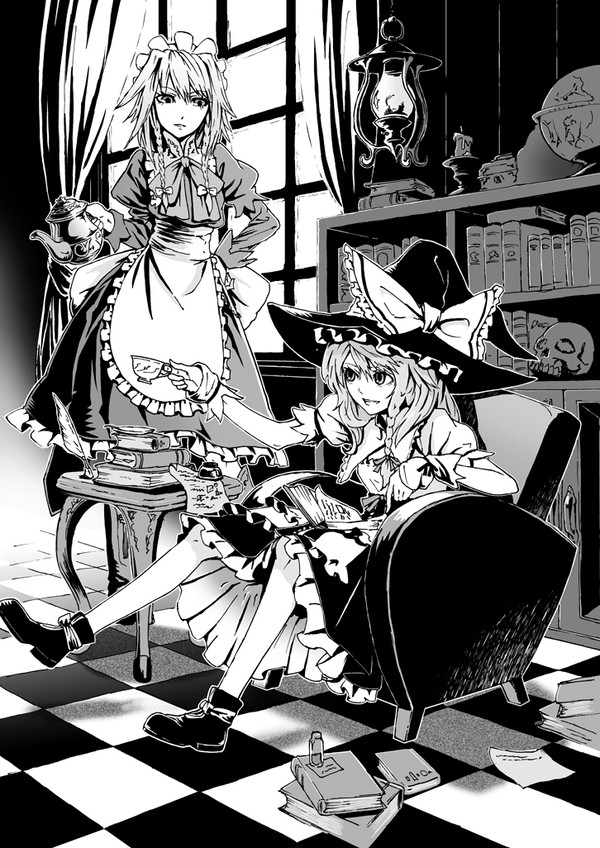 咲夜さんと魔理沙