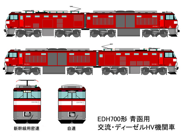 架空鉄道 EDH700形交流・ディーゼルHB機関車