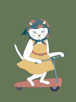 スカーフ猫