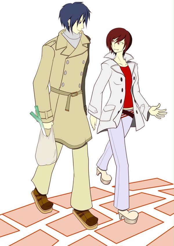 幸せ夫婦。