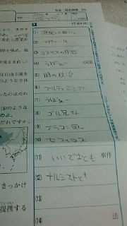絵ではない。宿題だっ！(←